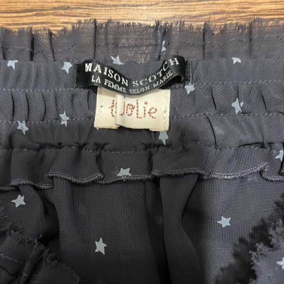 Maison Soda Grey and White Star Pant - Picture 6 of 6